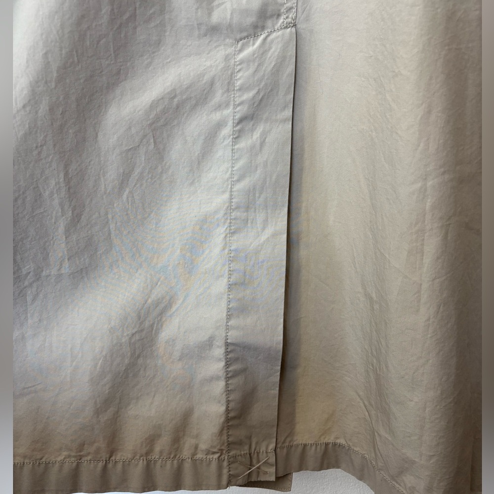 Gap khaki cotton trench coat size small - Picture 9 of 11